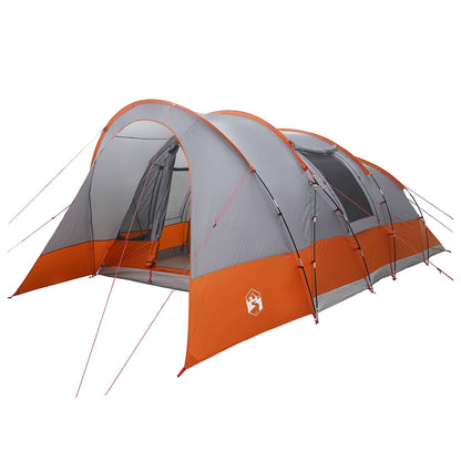 vidaXL Tunnel Tent Grey and Orange 560 x 395 x 212 cm