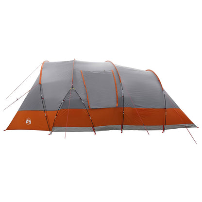 vidaXL Tunnel Tent Grey and Orange 560 x 395 x 212 cm