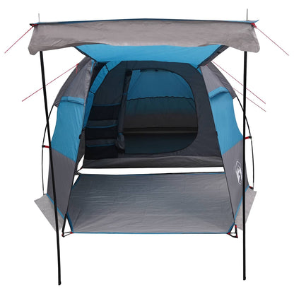 vidaXL Tunnel Tent Blue 390 x 215 x 152 cm