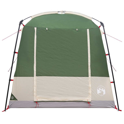 vidaXL Party Tent Green 4-Person 185T Polyester with PU Coating