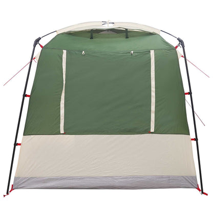 vidaXL Party Tent Green 4-Person 185T Polyester with PU Coating