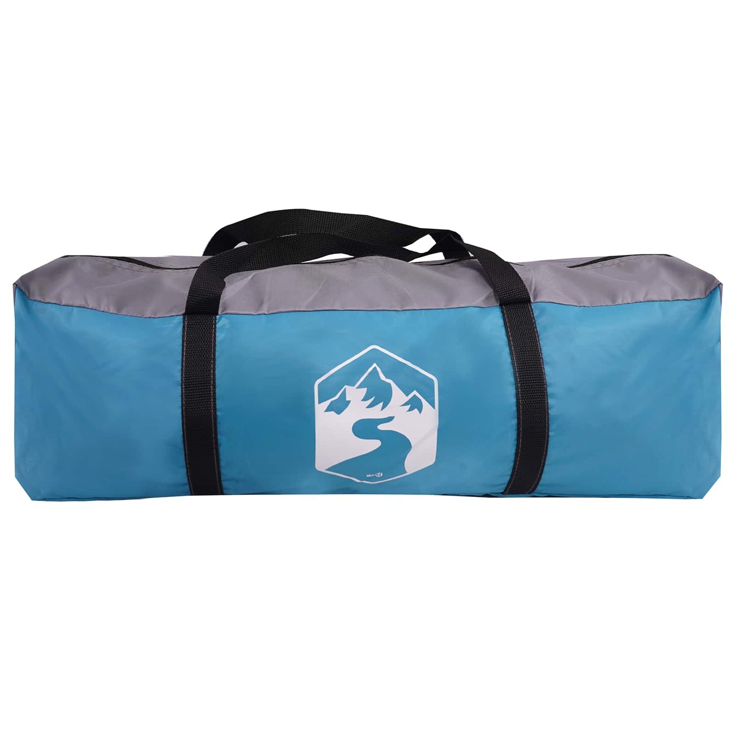 vidaXL Party Tent 4-Person Blue 185T Polyester with PU Coating