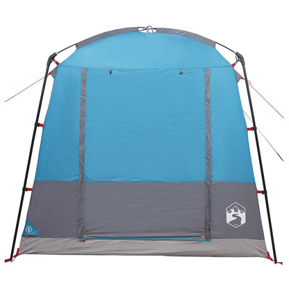vidaXL Party Tent Blue 4-Person 185T Polyester with PU Coating