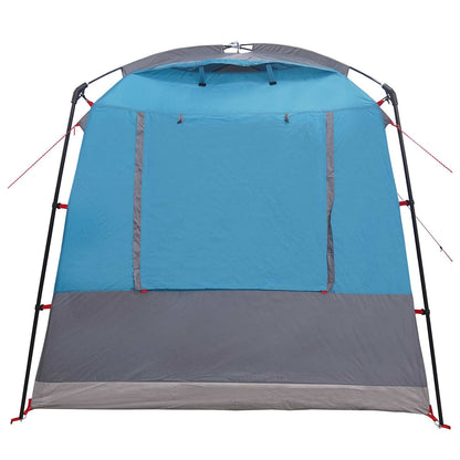 vidaXL Party Tent 4-Person Blue 185T Polyester with PU Coating