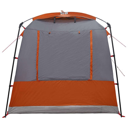 vidaXL Party Tent Grey and Orange 4-Person