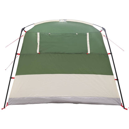 vidaXL Party Tent Green 10-Person 185T Polyester with PU Coating