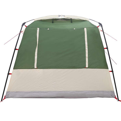 vidaXL Party Tent Green 10-Person 185T Polyester with PU Coating