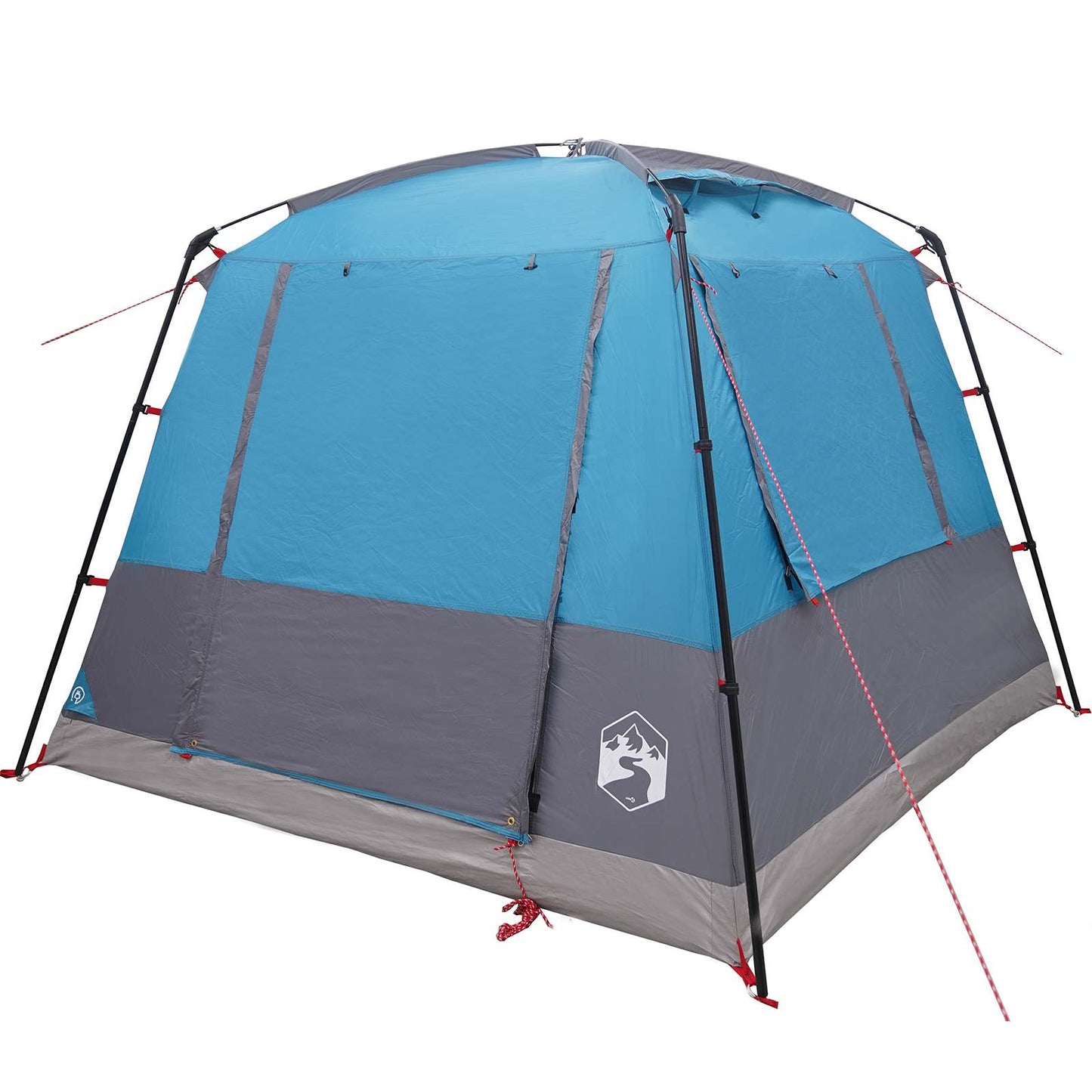 vidaXL Party Tent Blue 10-Person 185T Polyester with PU Coating