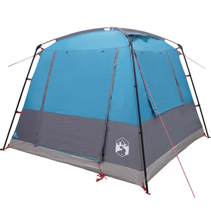 vidaXL Party Tent Blue 10-Person 185T Polyester with PU Coating