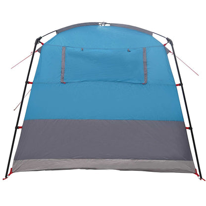 vidaXL Party Tent Blue 10-Person 185T Polyester with PU Coating