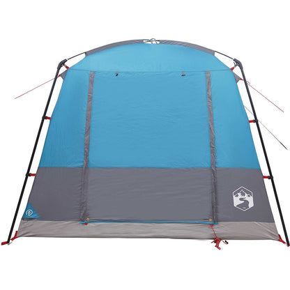 vidaXL Party Tent Blue 10-Person 185T Polyester with PU Coating