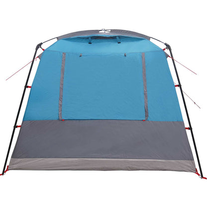 vidaXL Party Tent Blue 10-Person 185T Polyester with PU Coating