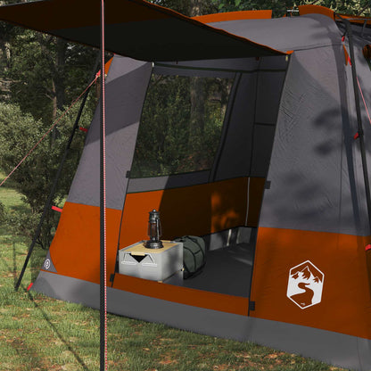 vidaXL Party Tent Grey and Orange 10-Person