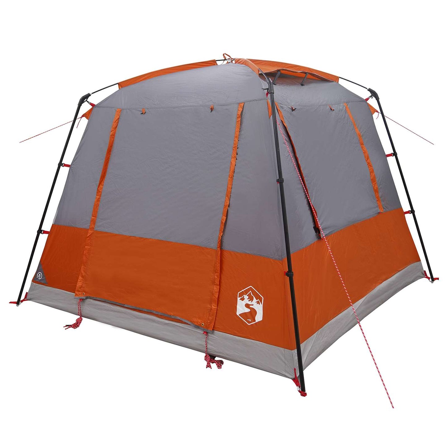 vidaXL Party Tent Grey and Orange 10-Person