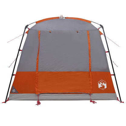 vidaXL Party Tent Grey and Orange 10-Person