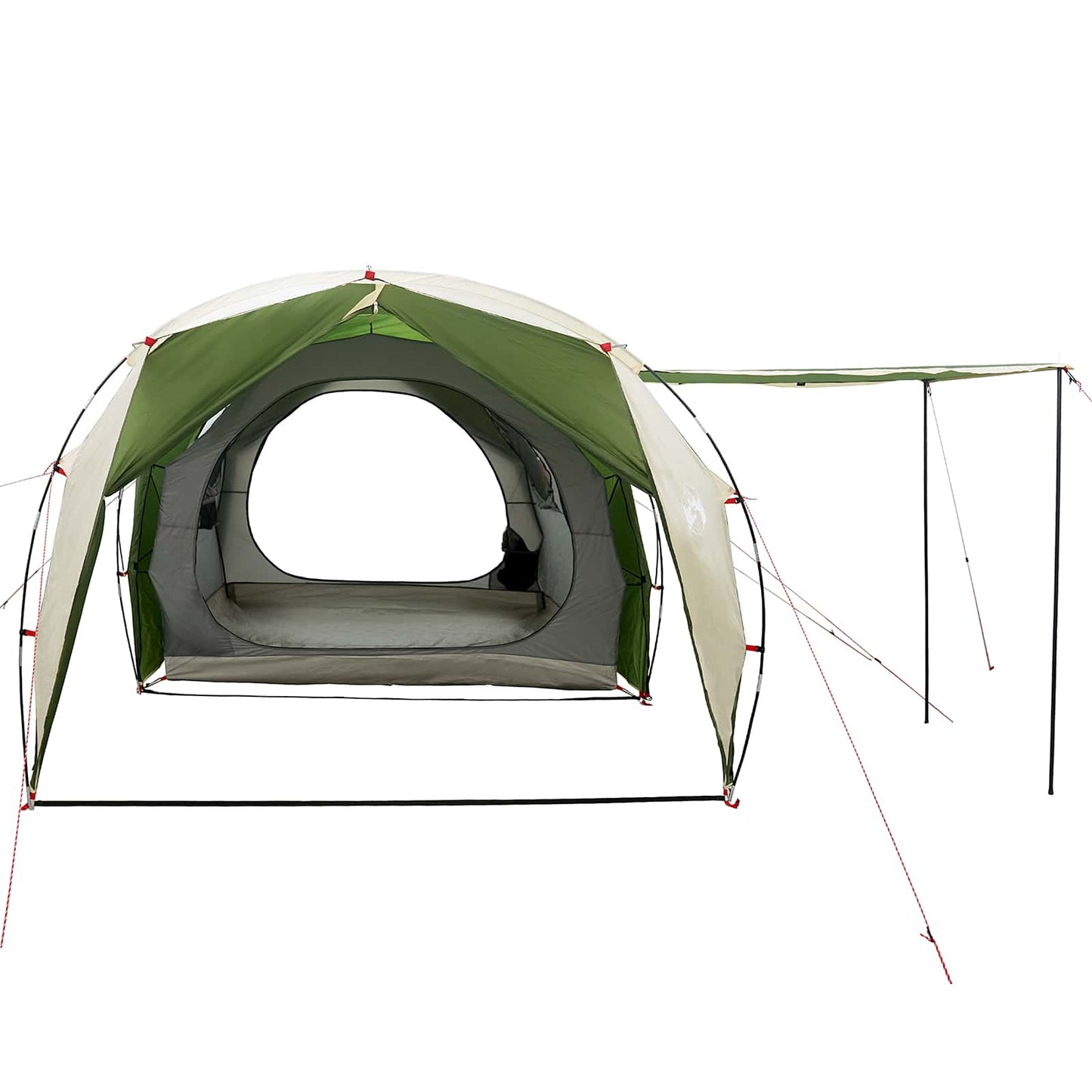 vidaXL Tunnel Tent Green 382 x 262 x 214 cm