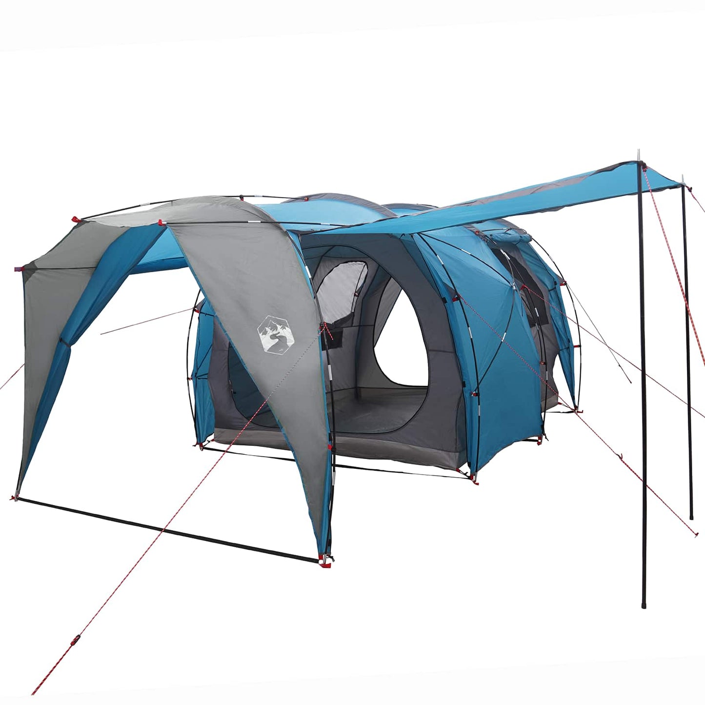 vidaXL Tunnel Tent Blue 382 x 262 x 214 cm