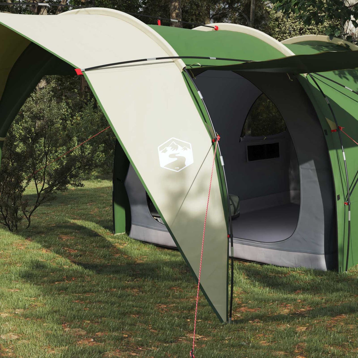 vidaXL Tunnel Tent Green 562 x 265 x 216 cm