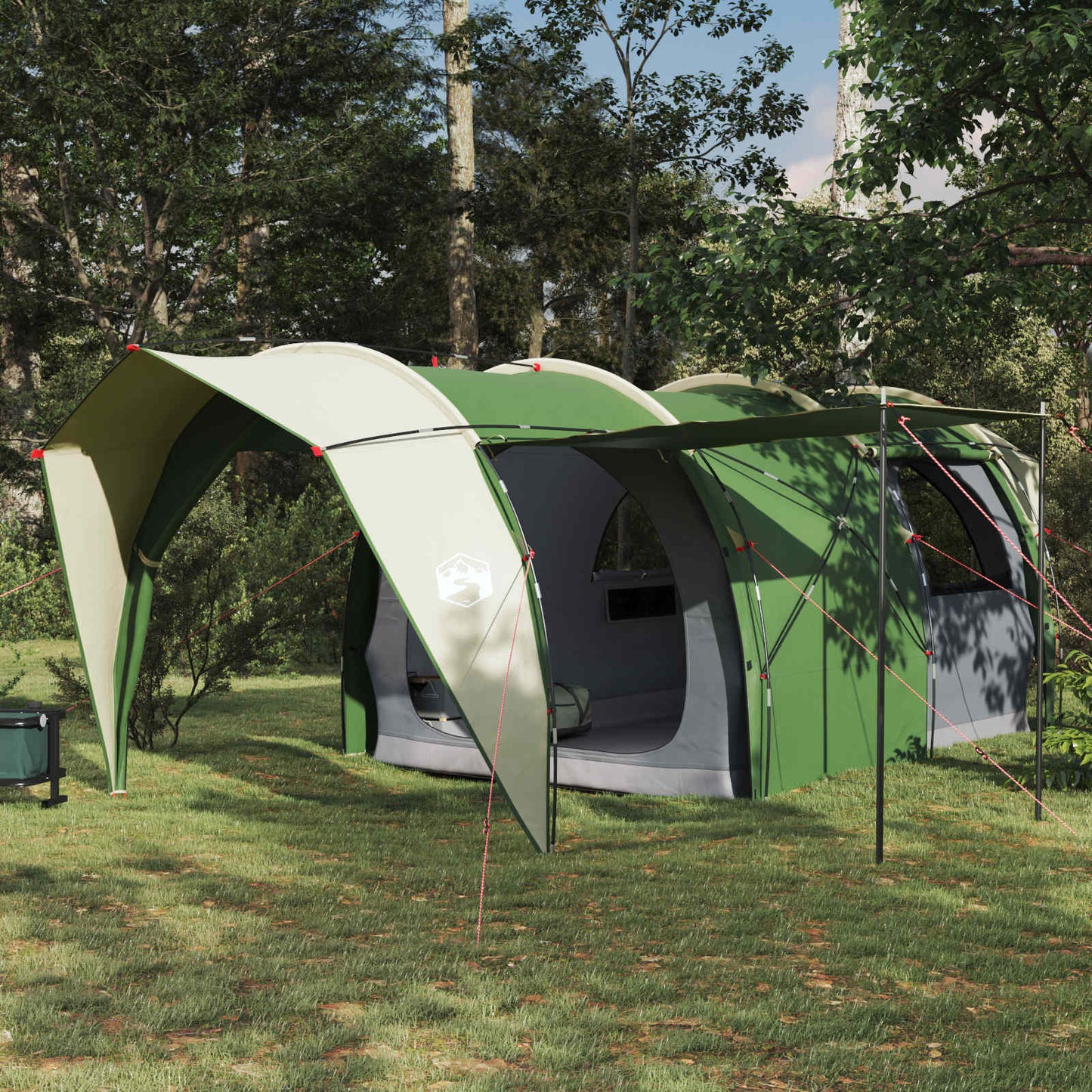 vidaXL Tunnel Tent Green 562 x 265 x 216 cm