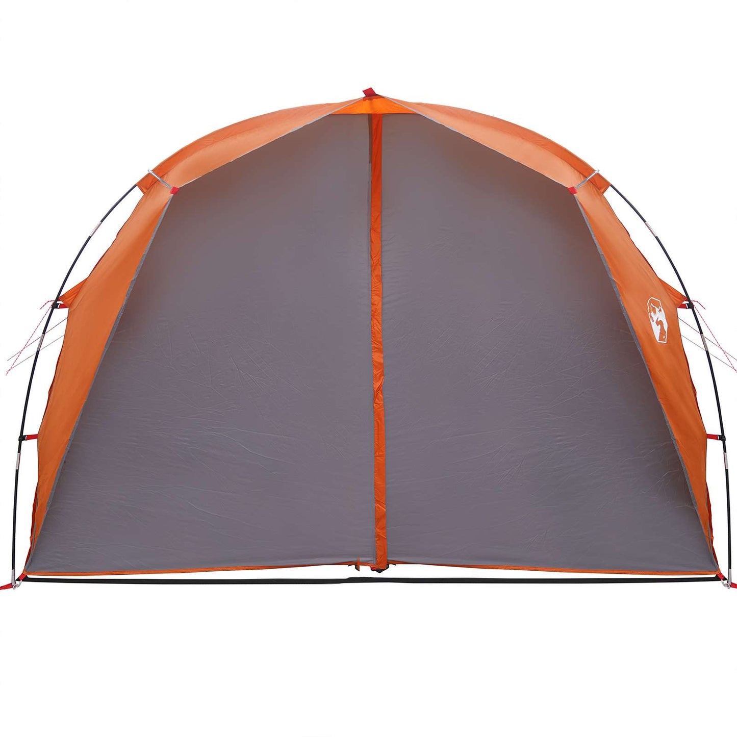 vidaXL Tunnel Tent Grey and Orange 562 x 265 x 216 cm