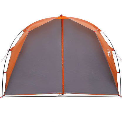 vidaXL Tunnel Tent Grey and Orange 562 x 265 x 216 cm