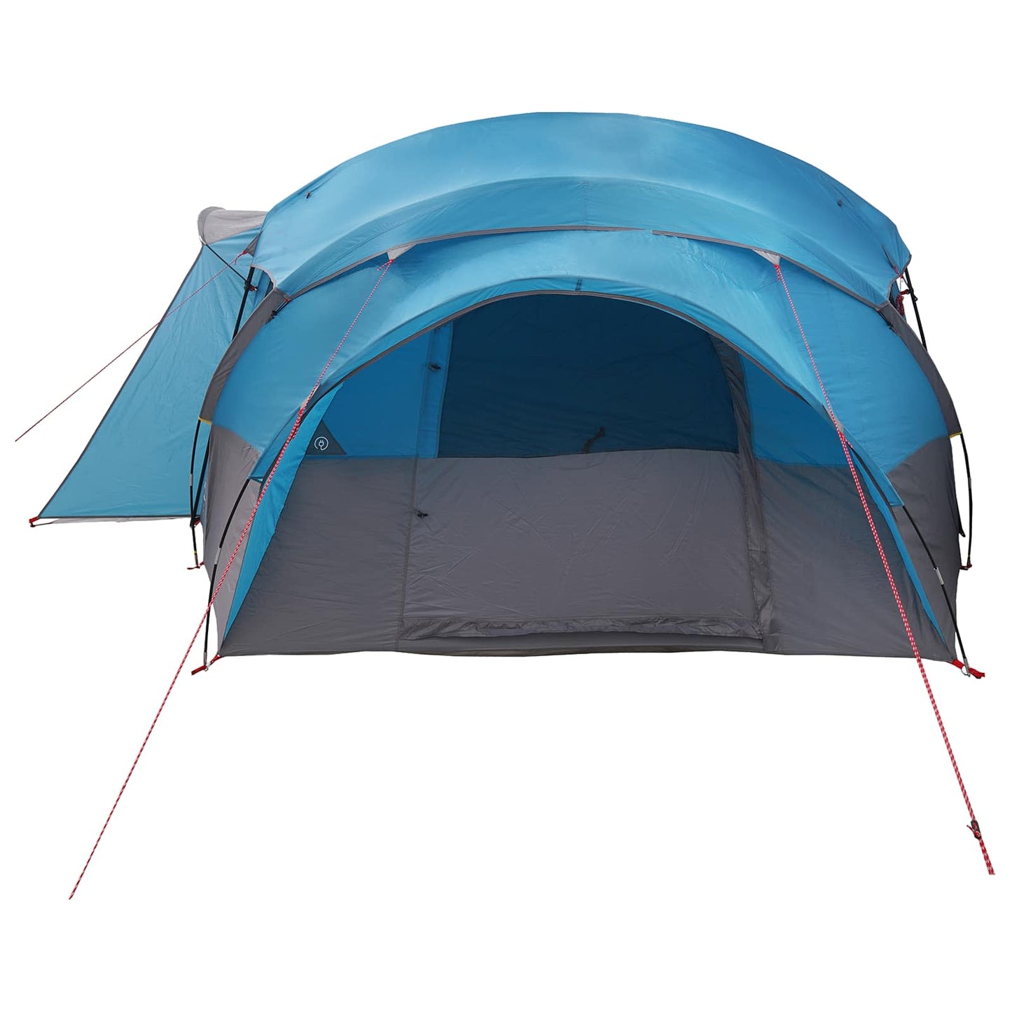 vidaXL Family Tent with Rainfly Water-resistant tunnel Blue 18-Person