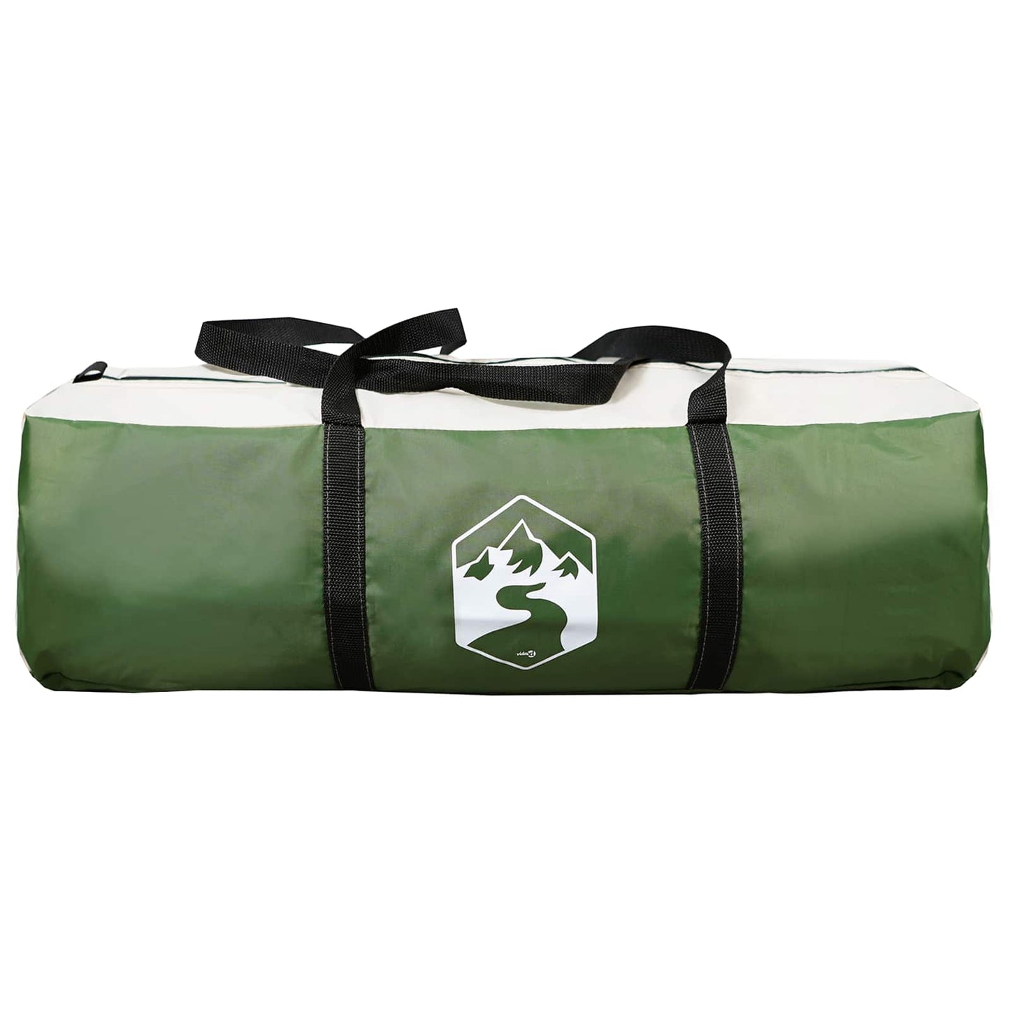 vidaXL Family Tent with Rainfly Water-resistant 10-Person Green