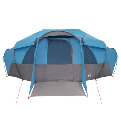 vidaXL Family Tent with Rainfly Water-resistant 10-Person Blue