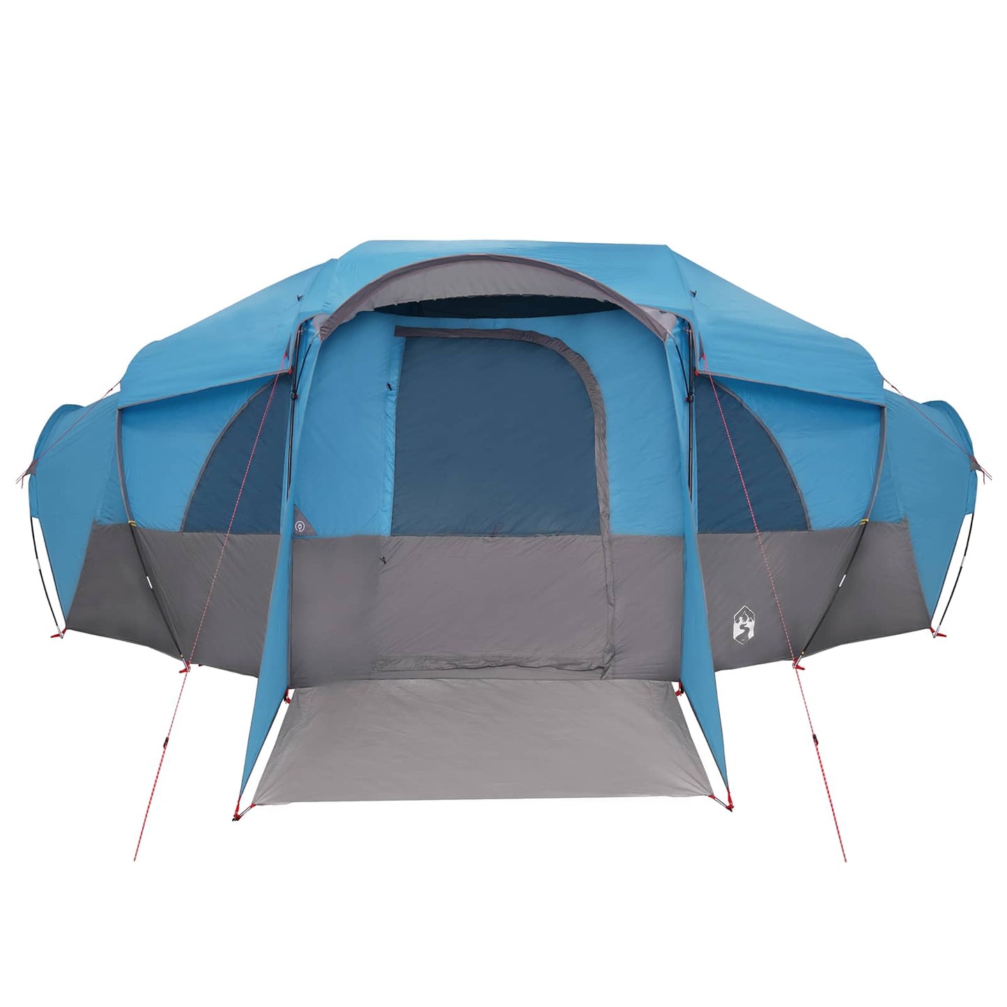 vidaXL Family Tent with Rainfly Water-resistant tunnel Blue 10-Person