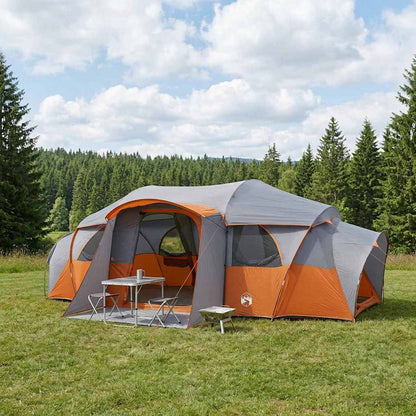 vidaXL Family Tent with Rainfly Water-resistant 10-Person
