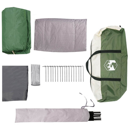 vidaXL Family Tent Green 550 x 555 x 208 cm