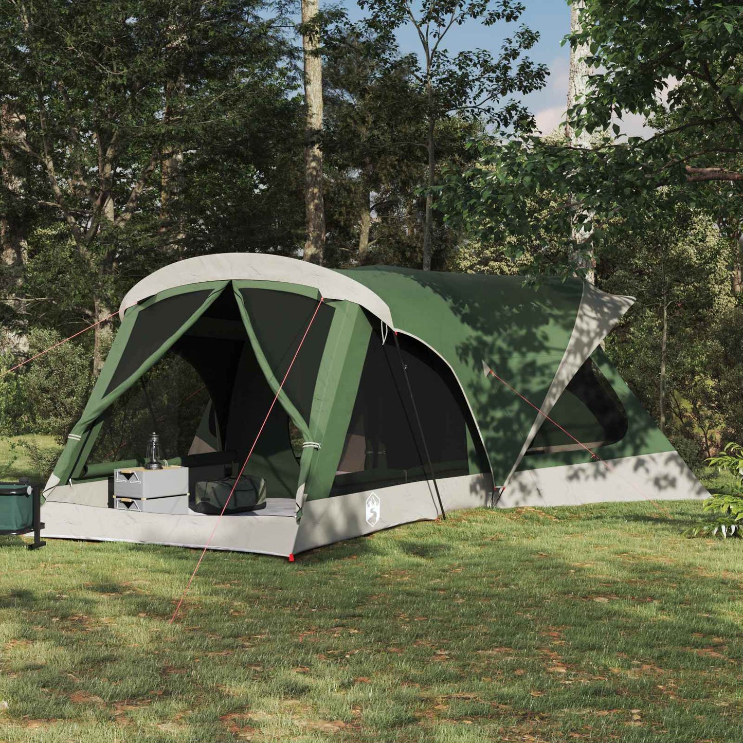 vidaXL Family Tent Green 550 x 555 x 208 cm