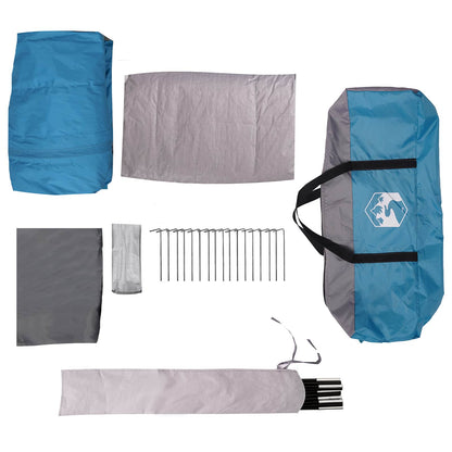 vidaXL Family Tent Blue 550 x 555 x 208 cm