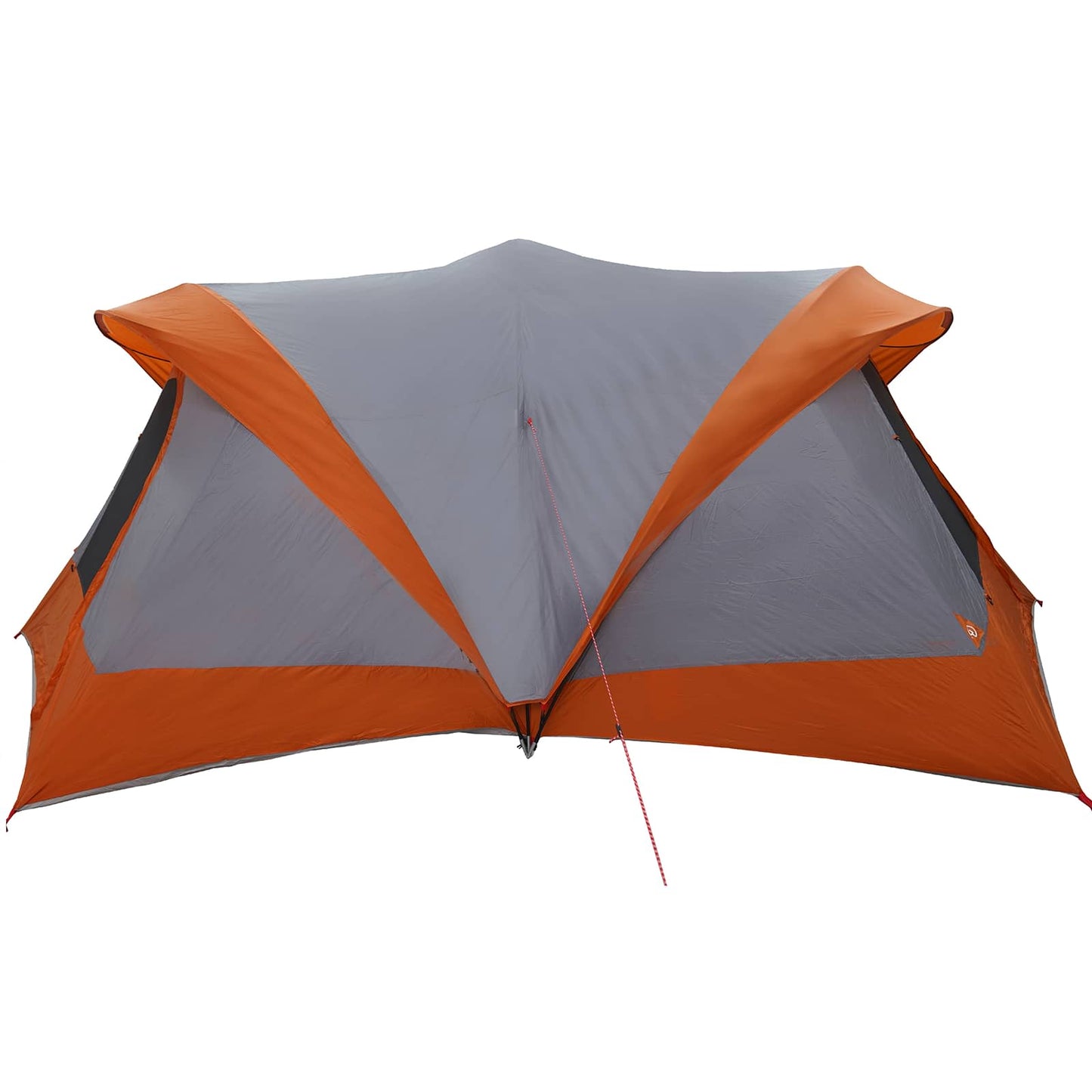 vidaXL Family Tent Grey and Orange 550 x 555 x 208 cm