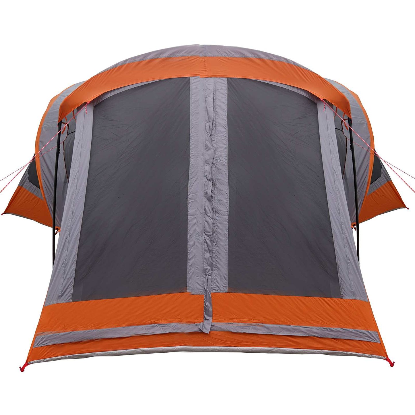 vidaXL Family Tent Grey and Orange 550 x 555 x 208 cm