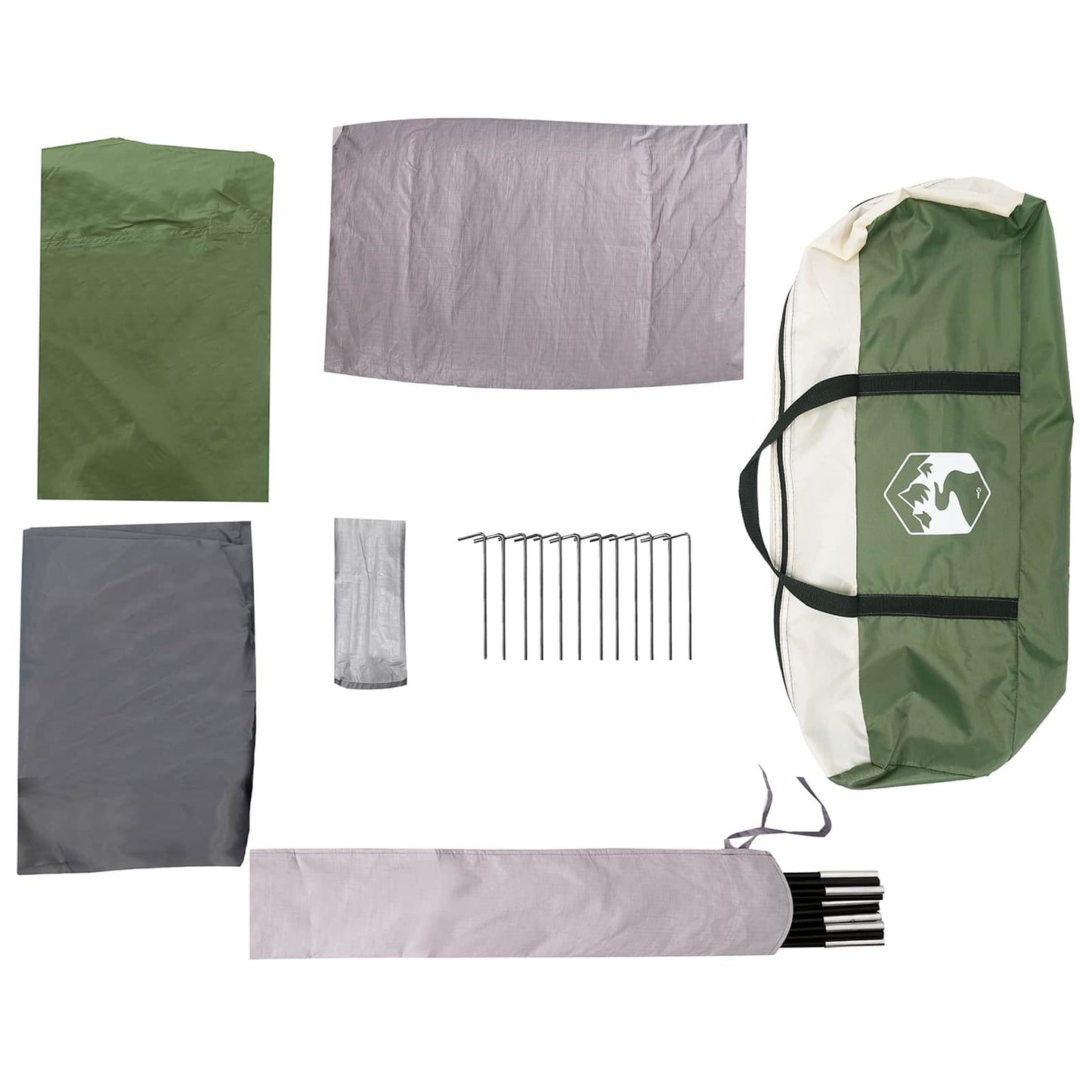 vidaXL Family Tent Green 533 x 312 x 230 cm