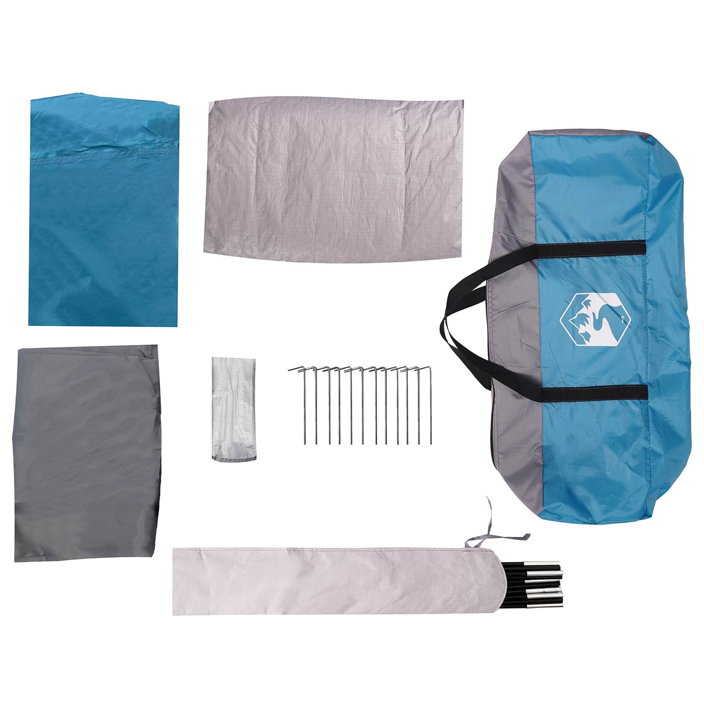 vidaXL Family Tent Blue 533 x 312 x 230 cm