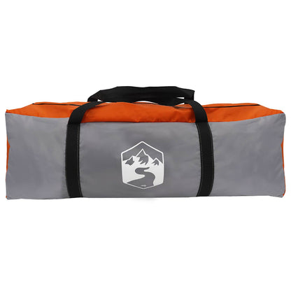 vidaXL Family Tent Grey and Orange 533 x 312 x 230 cm
