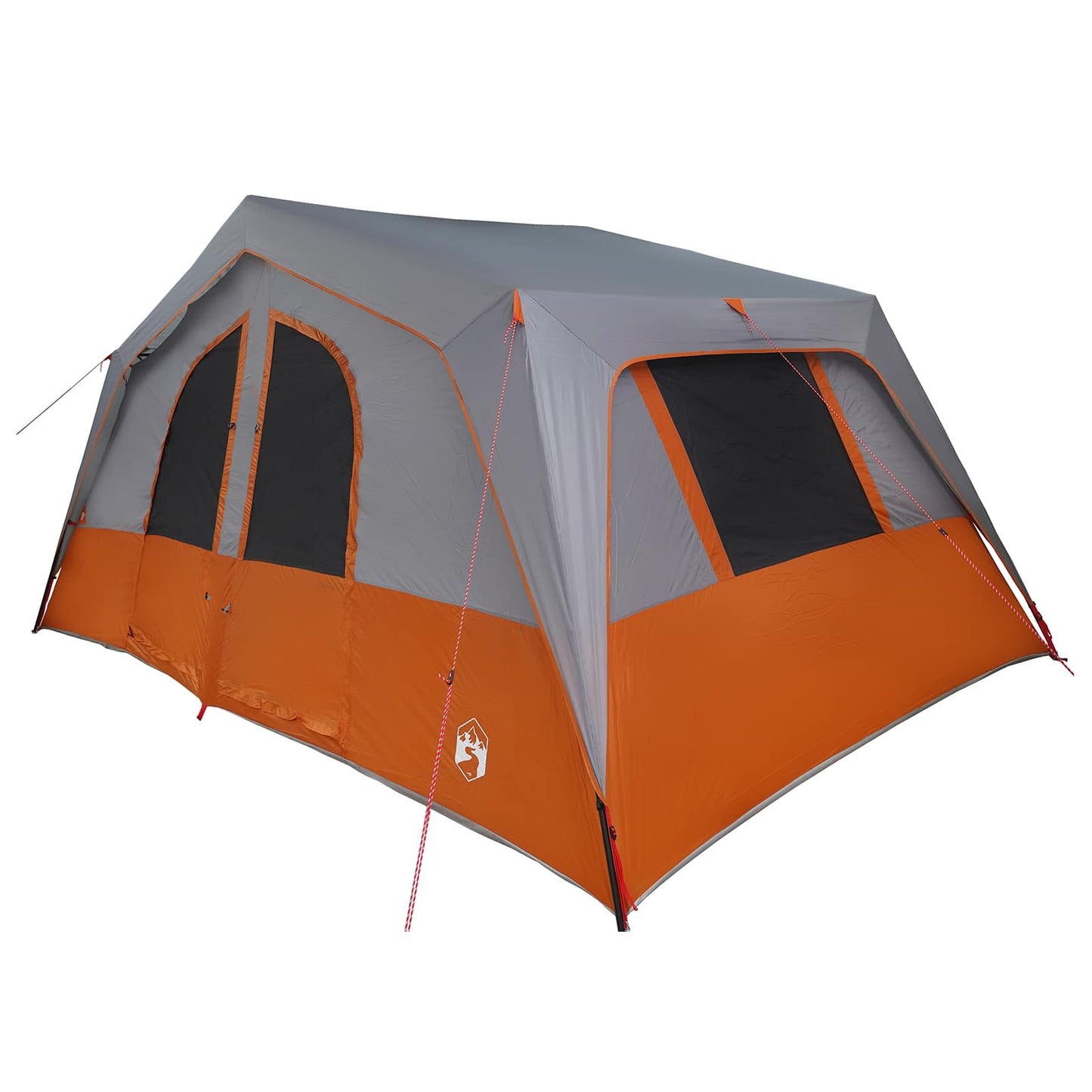 vidaXL Family Tent Grey and Orange 533 x 312 x 230 cm