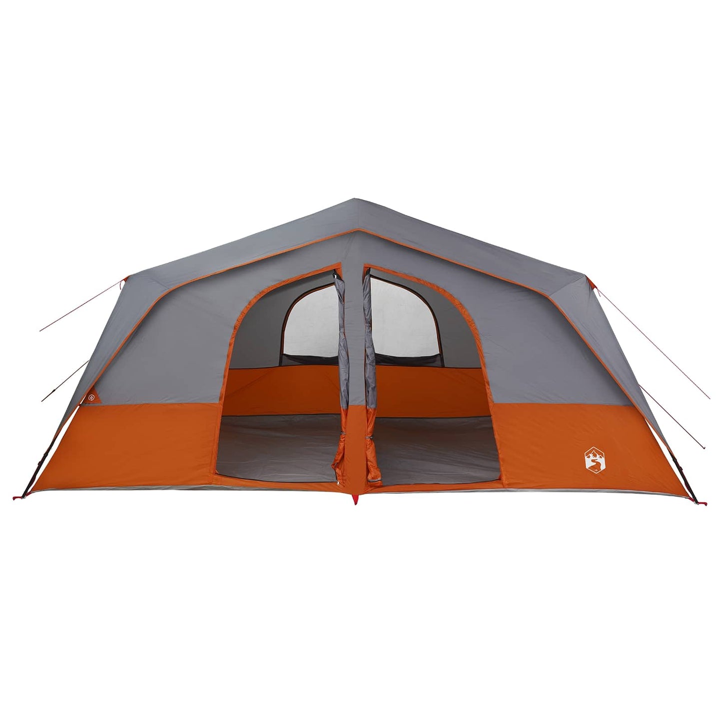 vidaXL Family Tent Grey and Orange 533 x 312 x 230 cm