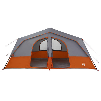 vidaXL Family Tent Grey and Orange 533 x 312 x 230 cm