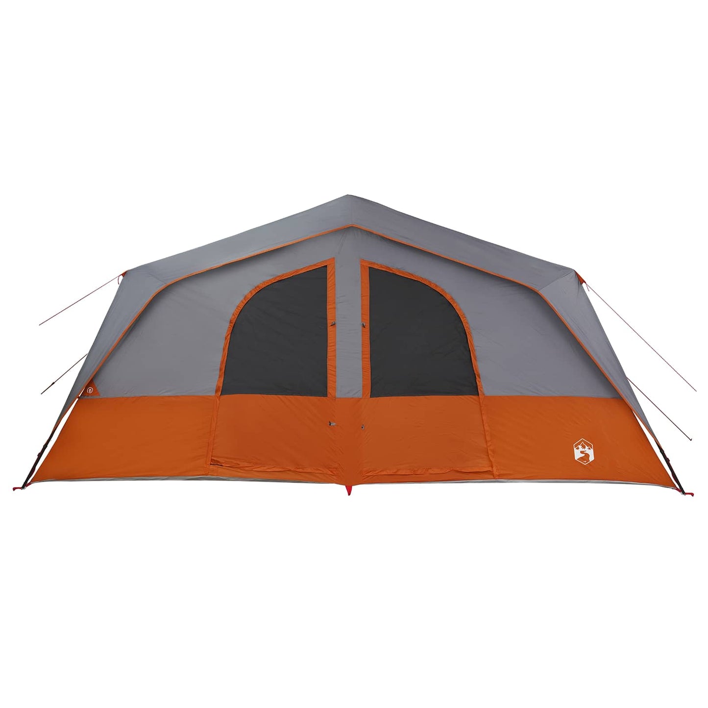 vidaXL Family Tent Grey and Orange 533 x 312 x 230 cm