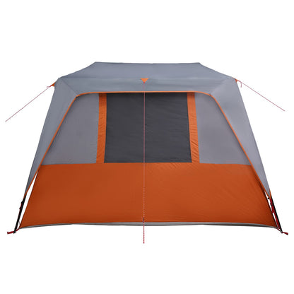 vidaXL Family Tent 533 x 312 x 230 cm Grey and Orange