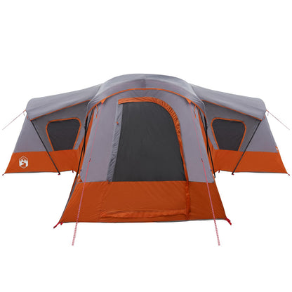 vidaXL Family Tent Grey and Orange 610 x 610 x 210 cm