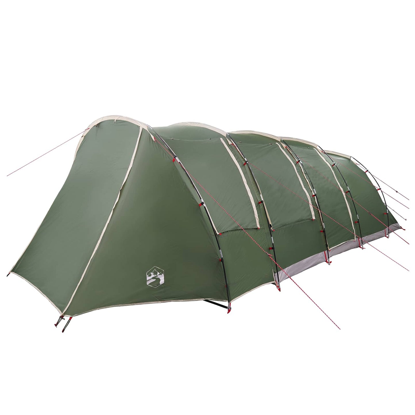 vidaXL Tunnel Tent Green 675 x 392 x 210 cm