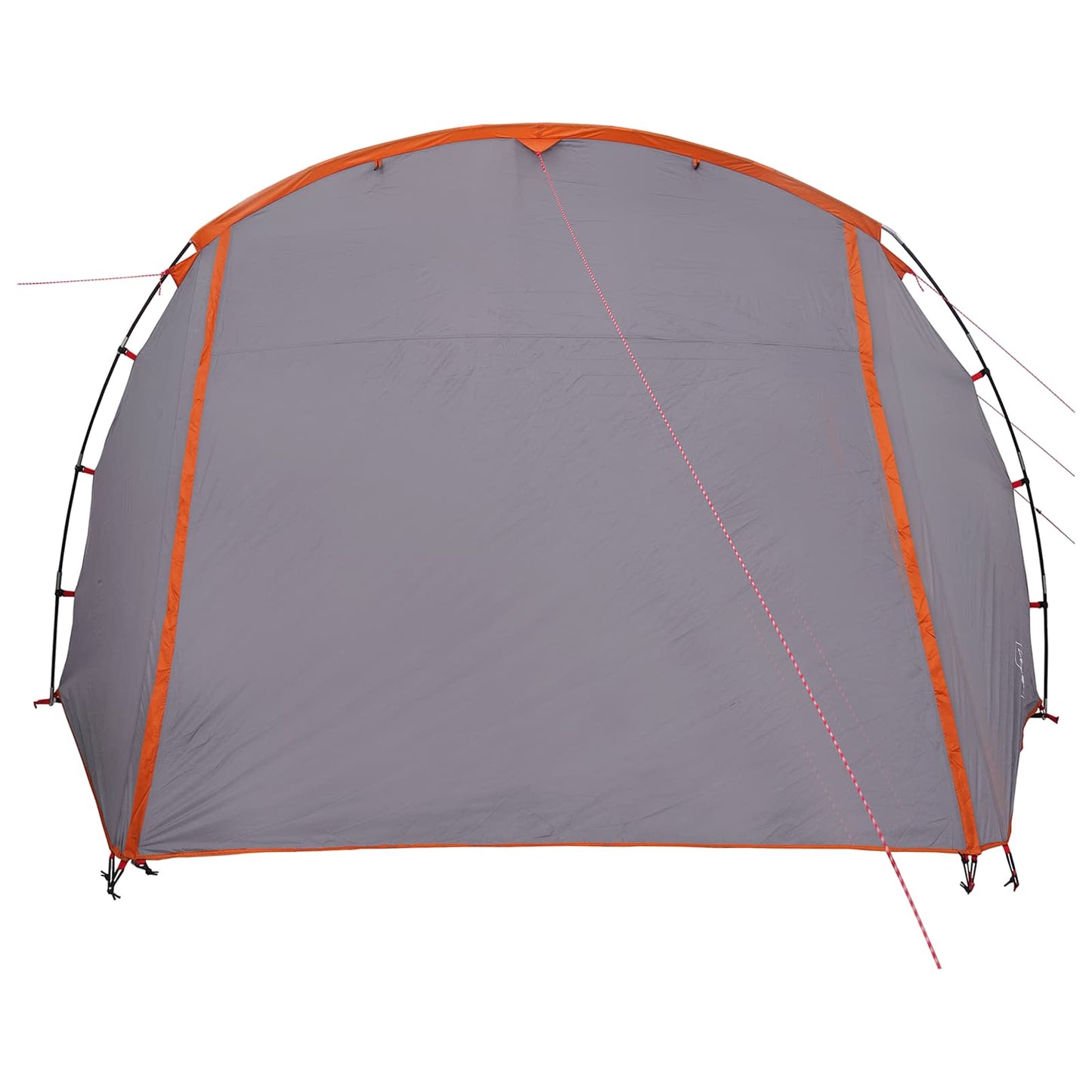vidaXL Tunnel Tent Grey and Orange 675 x 392 x 210 cm