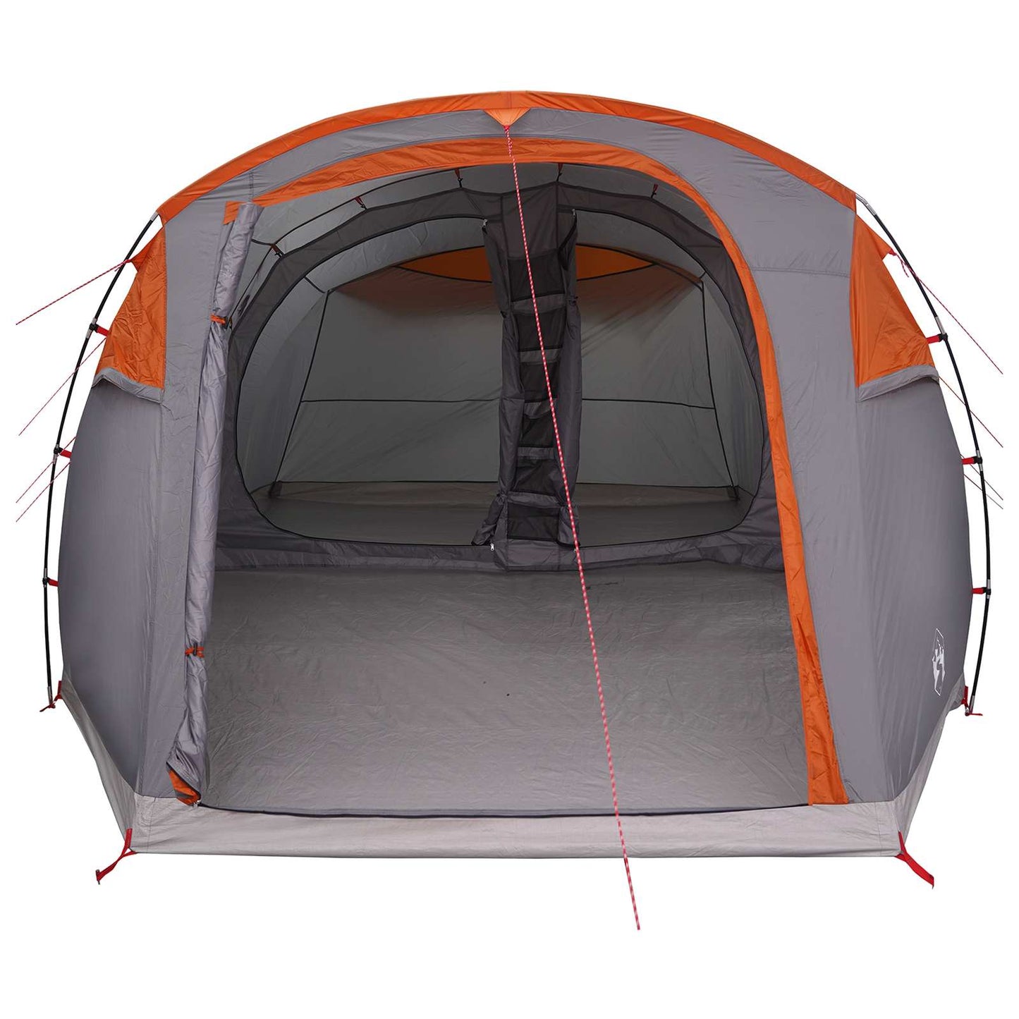 vidaXL Tunnel Tent Grey and Orange 505 x 330 x 204 cm