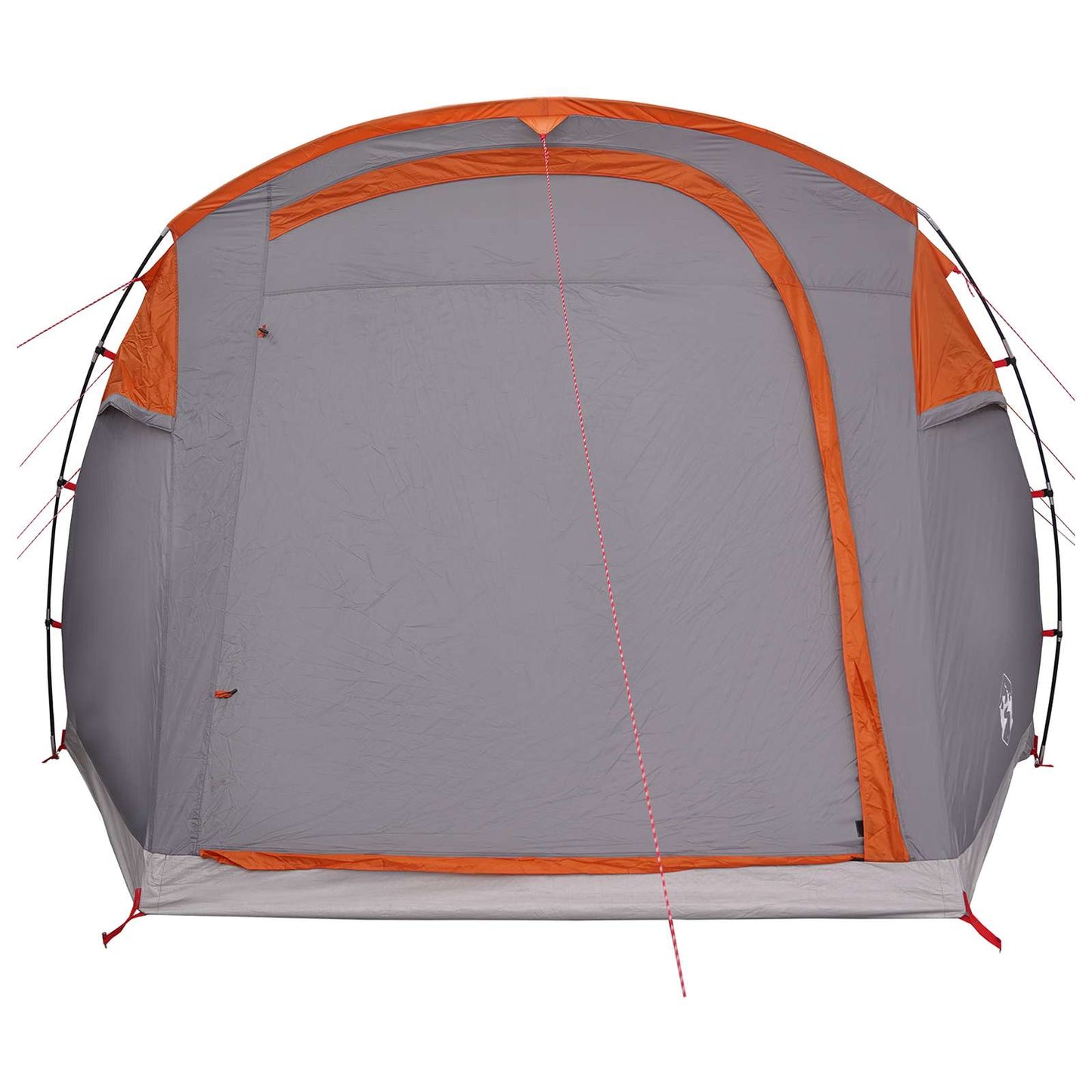 vidaXL Tunnel Tent Grey and Orange 505 x 330 x 204 cm
