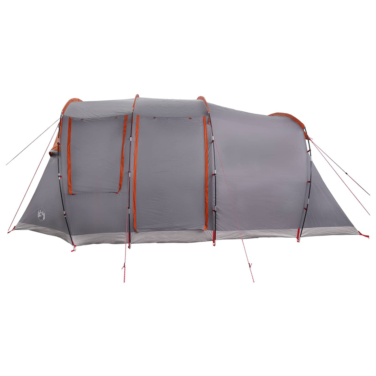 vidaXL Tunnel Tent 505 x 330 x 204 cm Grey and Orange