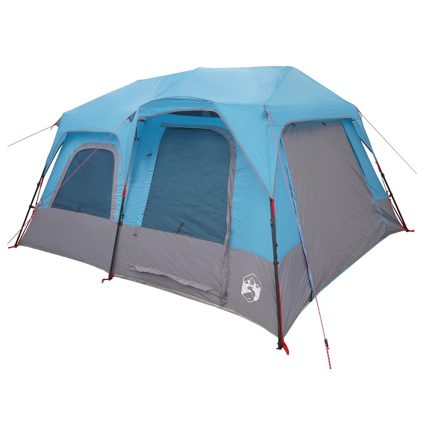 vidaXL Instant Tent Blue 8-Person 185T Polyester with PU Coating